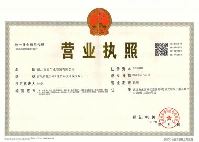 宾辰执照正本